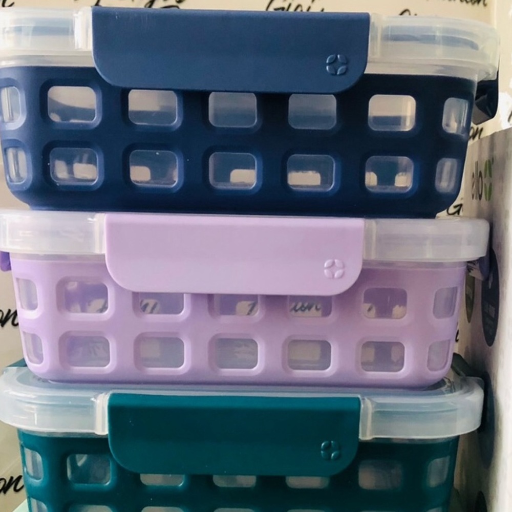 12 pieces ECO-FRIENDLY ELLO FOOD PLASTIC   STORAGE